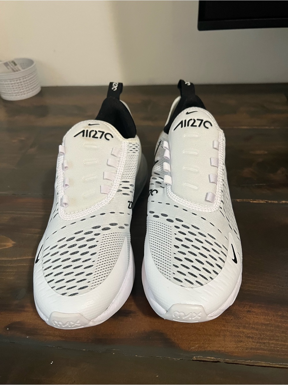 Nike Air Max 270 Women’s Sneakers in White and Black